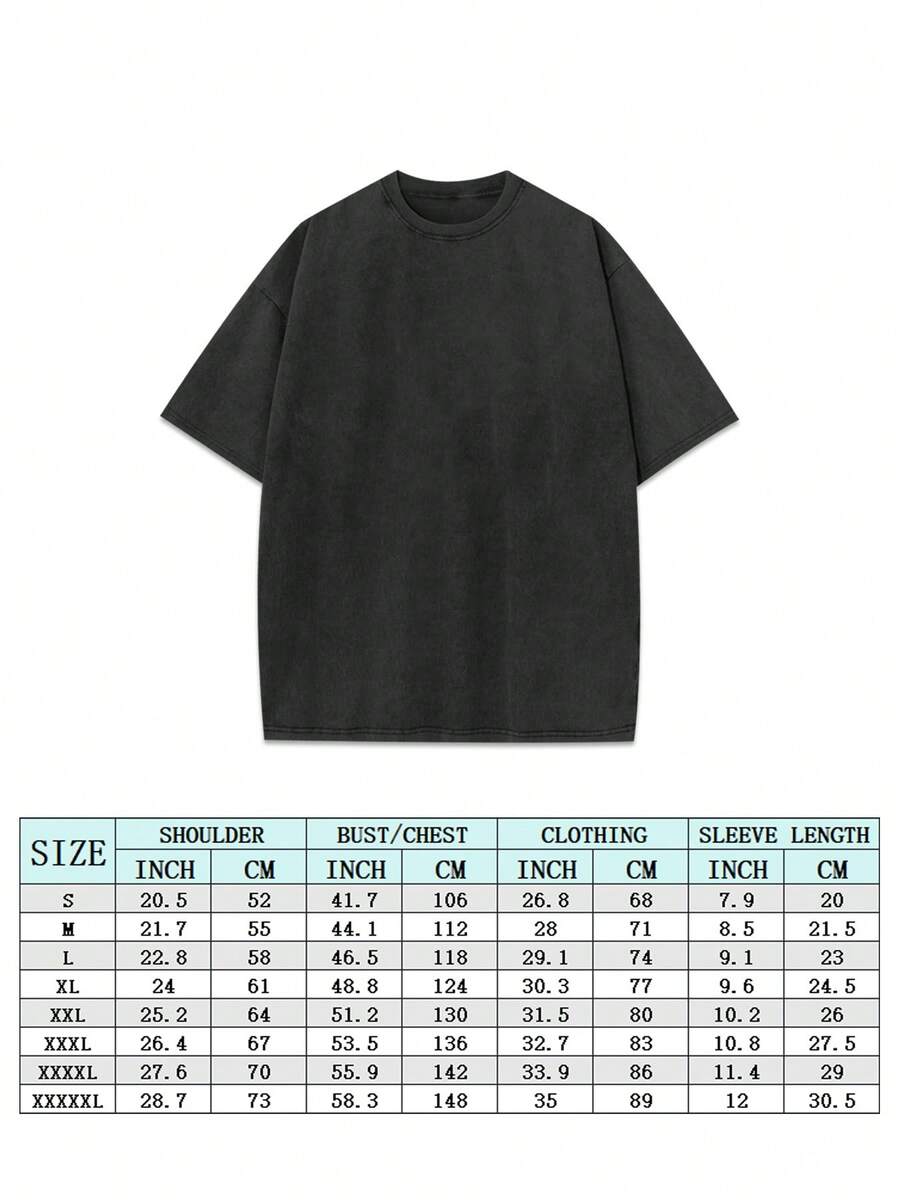 Coffee brown washed cotton T-shirt with oversized short sleeves