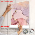 Packaged three-piece marble wall art set
