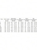 Size chart for orange Halloween dress showing body length strap bust waist and hip measurements