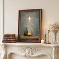 Celebrate the birth of Jesus with Christmas Nativity canvas wall art featuring the Holy Family, a meaningful accent for faith filled holiday decor.