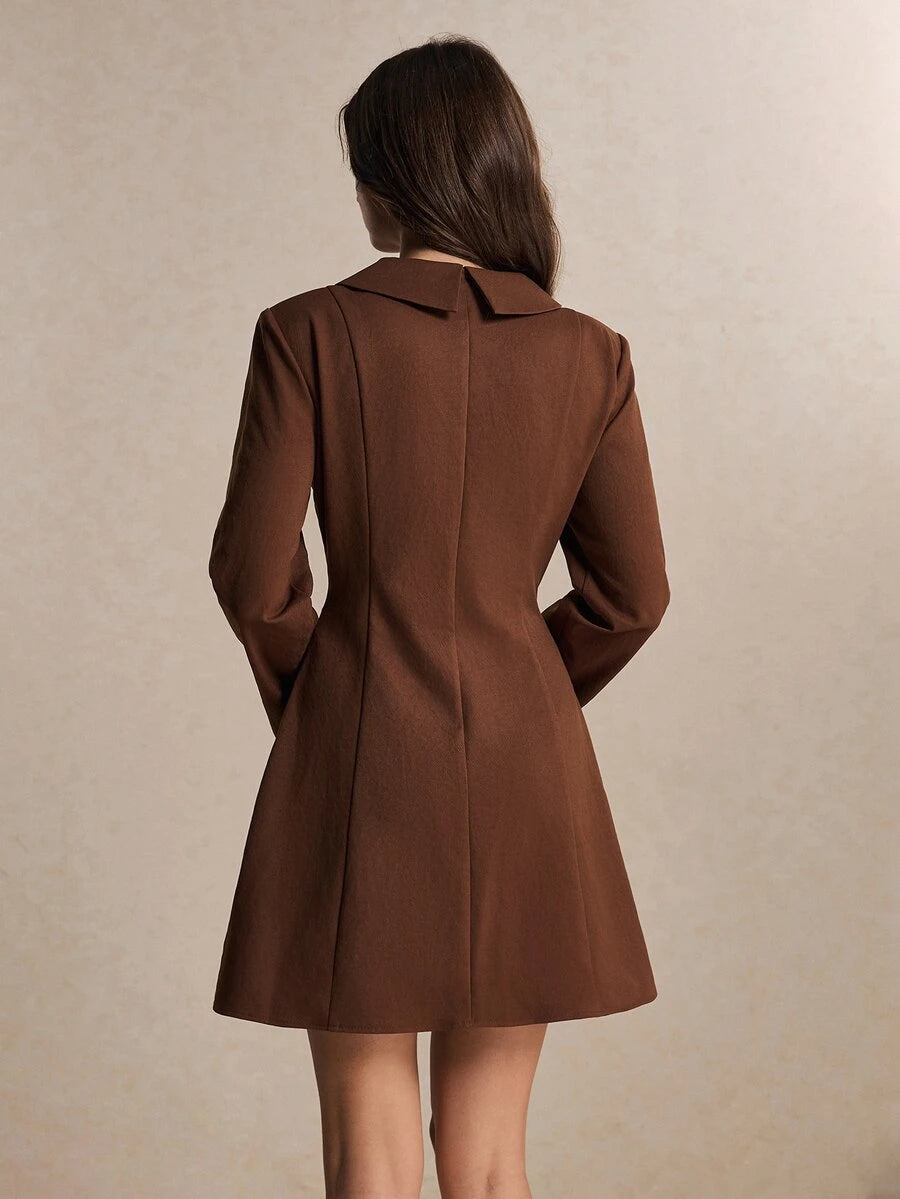 Stylish Solid Color Summer Short Dress for Women - Perfect Casual Daily Wear