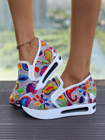 Step into effortless style with these 2026 Women's Lightweight Platform Sneakers, designed for the modern woman who values comfort without compromising on fashion. Featuring a breathable construction that keeps your feet cool and fresh throughout the day, these versatile casual shoes are perfect for spring and summer adventures. The platform sole adds a subtle lift while maintaining stability, making them ideal for everything from weekend outings to casual office settings. 