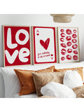 Spread the love with this charming 3-piece wall art set that brings playful romance to any room. Featuring a bold red heart and a cheeky ace of hearts design, this modern collection captures the spirit of love in a fun, unexpected way. Perfect for Valentine's Day decorating or year-round affection, these pieces work beautifully together or mixed throughout your space. Whether you're a hopeless romantic or just love a pop of color, this set adds personality and warmth to your walls. Make your home a love-fil