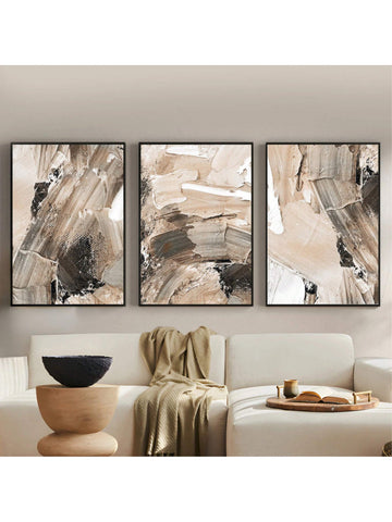Elevate your space with this 3-piece minimalist beige abstract canvas set that effortlessly blends chic bohemian vibes with modern flair. Perfect for adding a touch of artistic whimsy, these canvases bring warmth and subtle sophistication to any room. Let your walls do the talking with art that's as stylishly laid-back as you are!