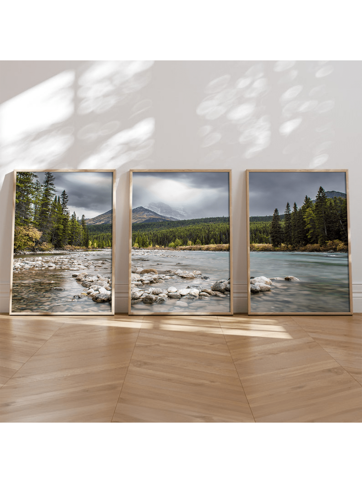 Transform your space with this 3-piece nature-loving wall art set! Featuring tranquil forests and majestic mountains, these modern prints bring calm vibes to your home, office, or dorm. Perfect for anyone craving a peaceful escape, they add a splash of serenity and style wherever they hang. Ready to turn any room into your own little nature retreat?