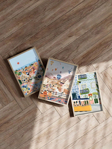 Enhance the modern aesthetic of your living space with this 3-piece Nordic style canvas art set. The minimalistic design adds a touch of sophistication and the high-quality canvas ensures long-lasting beauty. Perfect for adding a unique touch to any room. Available in a variety of sizes.