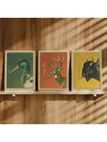Bring a touch of rustic charm and playful spirit to your space with this 3-piece retro animal canvas art set. Featuring a deer, cow, and wild duck, each piece adds a whimsical yet stylish vibe to your home or office. Choose optional frames to perfectly match your decor and create a cozy, nature-inspired atmosphere that sparks conversation and brightens any room.