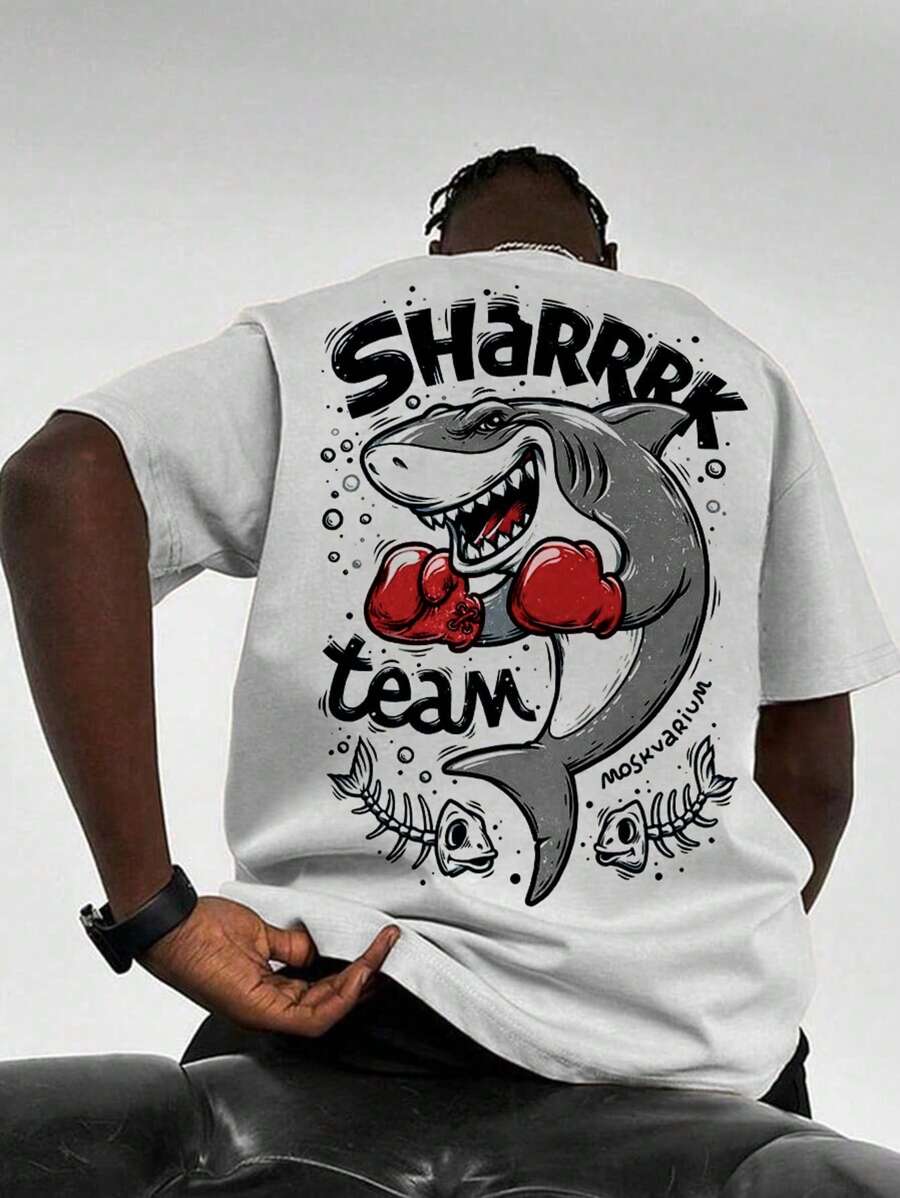 Dive into summer with this 3D Shark Graphic Men’s T-Shirt! Featuring a bold, eye-catching shark design, this casual short sleeve tee adds a splash of fun to your warm-weather wardrobe. Perfect for those who want to stand out while staying cool and comfortable, it’s your go-to shirt for sunny days and playful vibes.