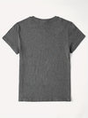 Women's Silly Goose Graphic Tee: Stylish Crew Neck Knit Top for Summer and Spring