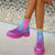 2024 New Style Pink Gradient Color Rain Boots - Stylish Work Shoes