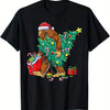 Christmas Cheer Men's Casual Cotton Tee: Perfect for Outdoor Gatherings