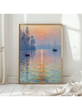 Brighten up your space with this Abstract Sunburst Canvas Wall Art! Inspired by Monet’s sunrise, its frameless design brings a modern splash of color that’s perfect for bedrooms, offices, or living rooms. Let the playful bursts of light transform your walls and spark joy every time you walk by!