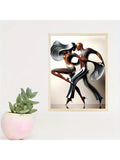 Enhance your modern home with our Abstract Tango Dance Canvas Art featuring stylish high-heeled dancers. With its vibrant abstract design, this poster adds a touch of elegance and sophistication to any room. Show off your love for dance and elevate your home decor with this unique piece.