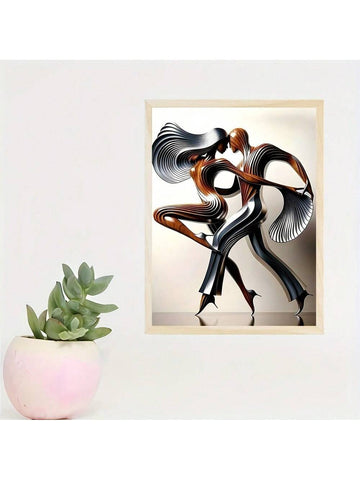 Enhance your modern home with our Abstract Tango Dance Canvas Art featuring stylish high-heeled dancers. With its vibrant abstract design, this poster adds a touch of elegance and sophistication to any room. Show off your love for dance and elevate your home decor with this unique piece.