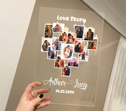 Illuminate your love with Our Love Story Custom LED Valentine Plaque. Personalize it with your names to make it truly special. With the LED lights, it will be a reminder of your love story every day. Professionally crafted and designed by industry experts, this plaque is the perfect way to celebrate your journey together.