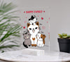 Happy Family, Cats Family, Love Cat, Cat Lover, Mom And Baby Cats, Acrylic Plaque 002