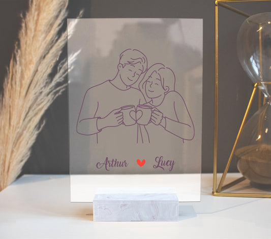 Elevate your relationship with our Personalized Couple Name, Couple Line Art and Customize Name service. Express your love with a unique and customized couple name design, capturing your unique bond in a beautiful and personalized way. Our expert team will create a one-of-a-kind piece just for you.