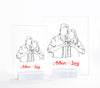 Personalized Couple Name, Customize Name, Couple Line Art