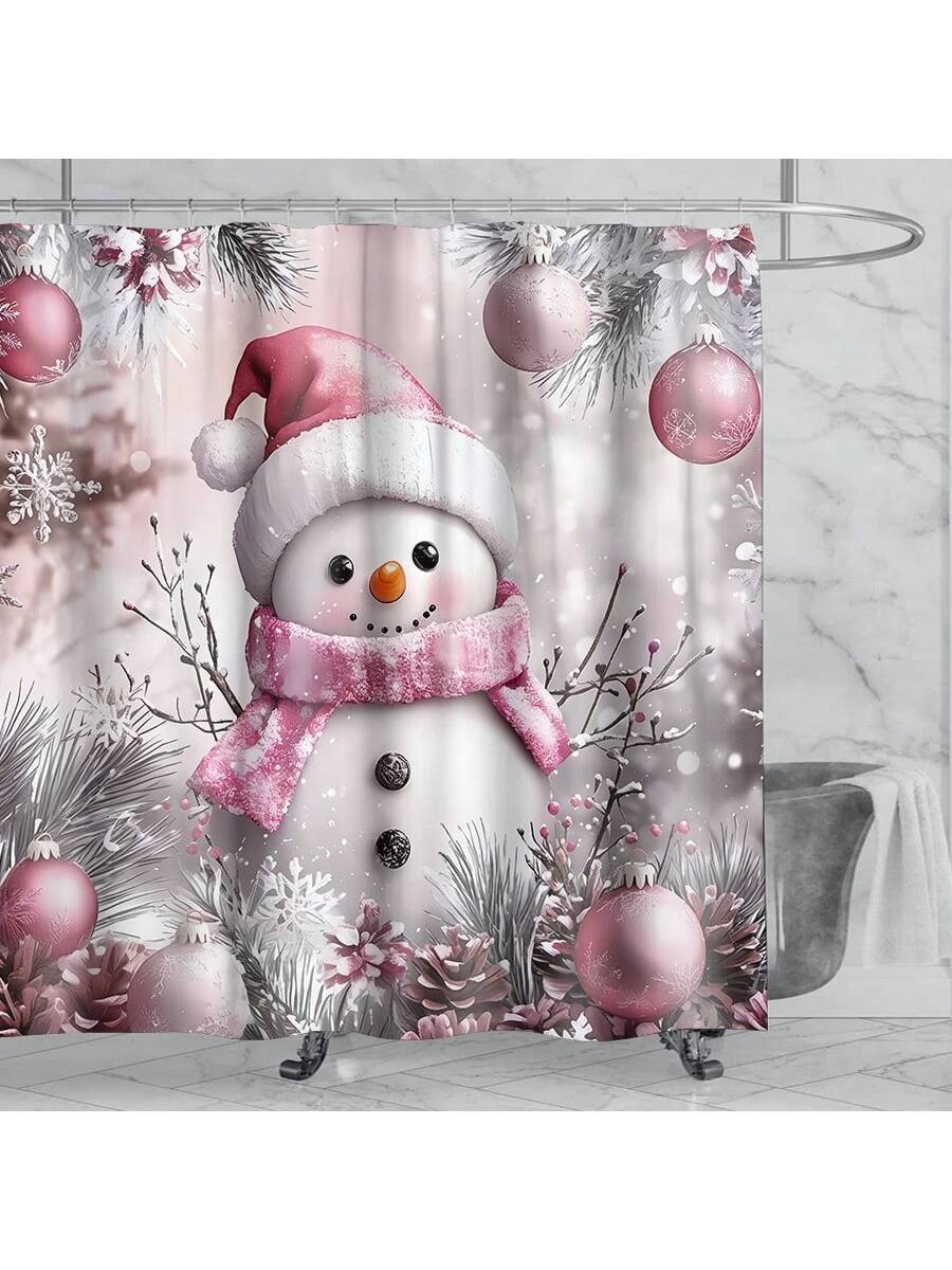 Bring a splash of fun to your bathroom with this adorable cartoon puppy shower curtain. Featuring a charming black and white line drawing, it adds a stylish yet playful touch to your space. Made from waterproof material, it keeps your bathroom dry and fresh. Comes with 12 sturdy hooks for easy installation and a perfect fit. Brighten your daily routine with this cute and practical decor piece!