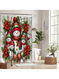 Add a touch of holiday cheer to your bathroom with this Adorable Christmas Snowman Shower Curtain. Featuring a joyful snowman design, it instantly brings festive fun and warmth to your space. Made to brighten your mornings and spread seasonal smiles, this shower curtain is the perfect way to celebrate the holidays while keeping your bath cozy and stylish.