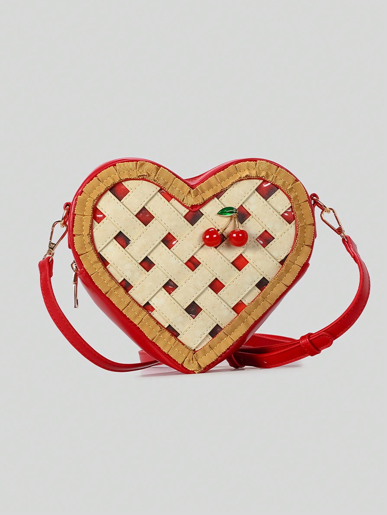 Carry your essentials with a splash of sweetness using this adorable heart-shaped crossbody bag. Featuring a vibrant red color and a charming cherry ornament, it adds a playful touch to any outfit. Perfectly sized for women and girls, this cute shoulder purse combines fun style with everyday functionality. Whether for a casual day out or a special occasion, it’s sure to brighten your look and keep your belongings close.