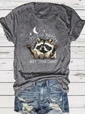 Get ready to rock the cuteness with our Adorable Raccoon Graphic T-Shirt for Women! It's the perfect combination of comfort and style, making it ideal for your everyday casual wear. The playful raccoon graphic adds a touch of quirkiness to your outfit. Grab yours now!