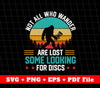 Not All Who Wander Are Lost Some Looking For Discs, Svg File, Png Sublimation File