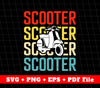 Scooter Lover Svg, Retro Scooter Svg, Motorbike Svg, Svg File, Png Sublimation File