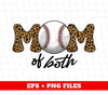 Mom Of Both, Baseball Mom, Love Baseball, Love Mom, Digital Files, Png Sublimation