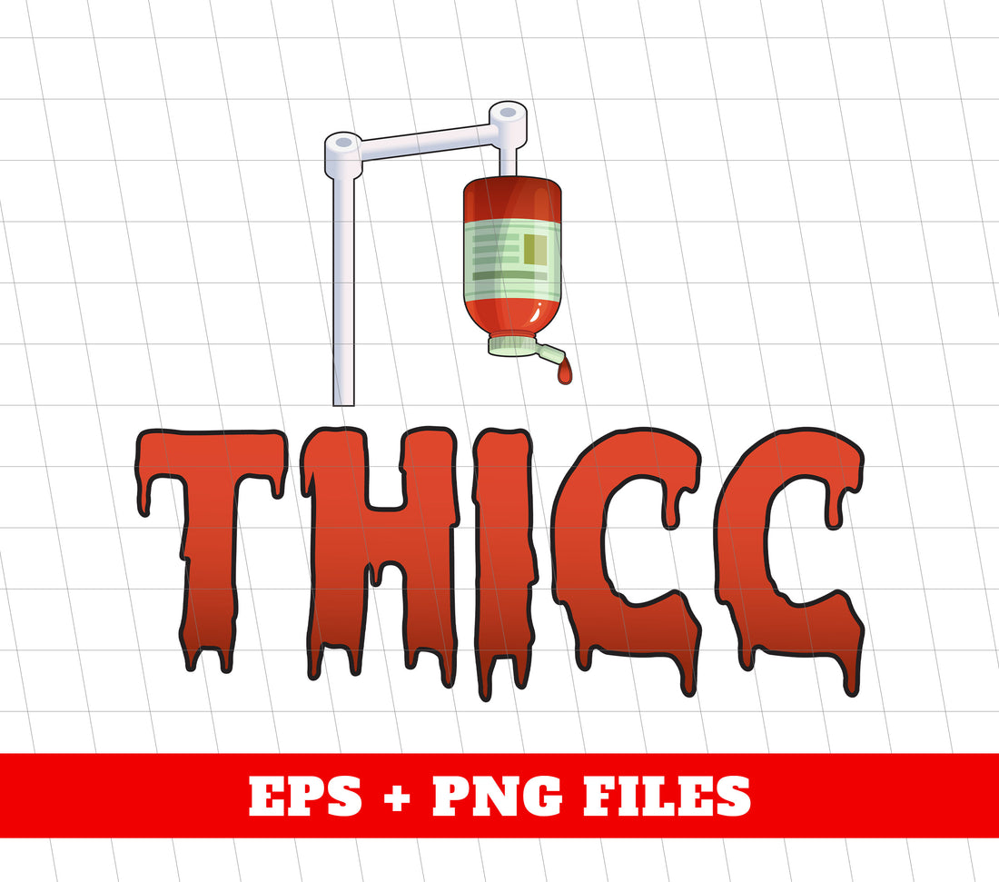 Thicc, Nurse Gift, Doctor Gift, Emergency Gift, Digital Files, Png Sublimation