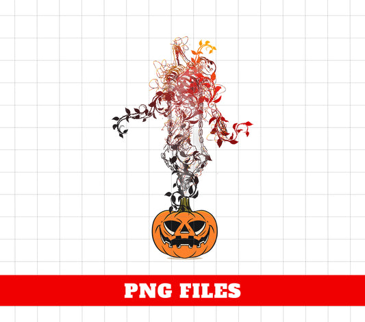 Halloween Gift, Break Free Chains, Funny Skeleton, Stand On The Pumpkin, Digital Files, Png Sublimation