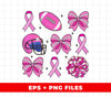 Pink Out Tackle, Pink Coquette, Football Coquette, Cancer Awareness, Digital Files, Png Sublimation