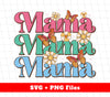 Mama Groovy, Butterfly And Flower, Mother's Day Gifts, Svg Files, Png Sublimation