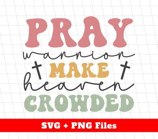 Pray Make Crowded, Jesus Groovy, Pastor Svg, Christian Svg, Svg Files, Png Sublimation