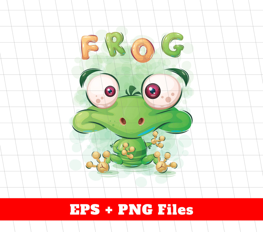 Watercolor Frog, Cute Frog, Baby Frog, Nice Day, Svg Files, Png Sublimation