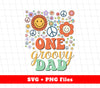 One Groovy Mom, One Groovy Dad, Family Groovy, Digital Files, Png Sublimation