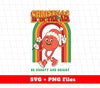 Christmas Is In The Air, Be Groovy And Bright, Rainbow, Digital Files, Png Sublimation