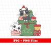 Cute Cats In Merry Christmas, Christmas Gift, Cute Cats, Digital Files, Png Sublimation