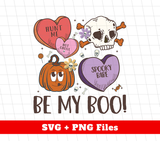 Be My Boo, Hunt My Heart, Got Ghouls, Spooky Babe, Digital Files, Png Sublimation