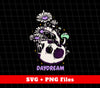 Daydream, Skull Grow Daisy, Psychology Skull, Daisy Dream, Digital Files, Png Sublimation