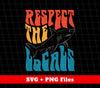 Respect The Locals, Retro Shark, Respect The Shark, Digital Files, Png Sublimation