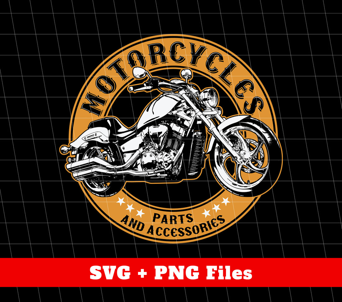 Upgrade your motorcycle with our high-quality parts and accessories. Our retro motorcycles provide a classic look while our svg files and png sublimation offer endless customization options. Enhance your ride today!