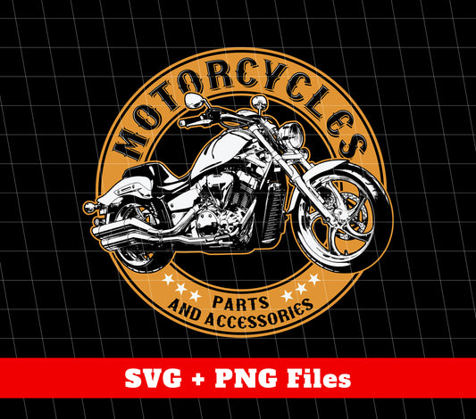 Motorcycles Parts And Accessories, Retro Motorcycles, Svg Files, Png Sublimation