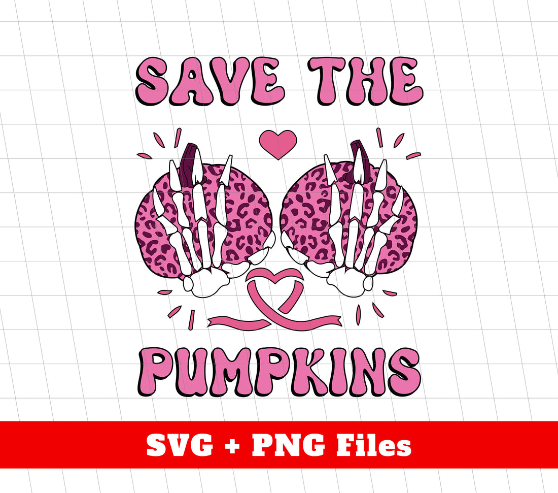 Create fun and unique pumpkin designs with the Save The Pumpkins SVG and PNG files. Choose from leopard print or pink pumpkins for your next sublimation project. Show off your creativity and protect your pumpkins with this versatile set of designs. Available now!