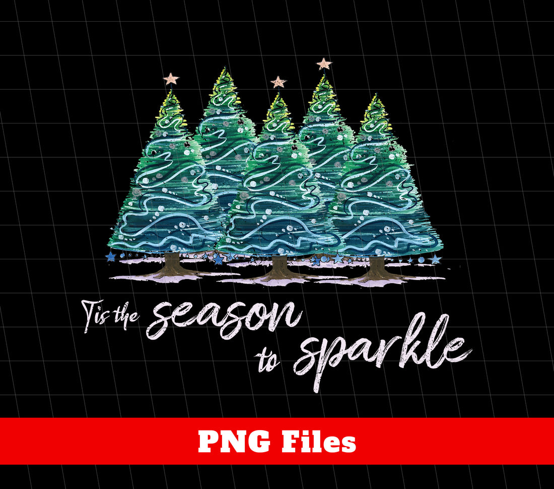 Add some holiday sparkle to your life with Tis The Season To Sparkle Christmas Tree. This trendy design is available in both SVG and PNG formats for easy use in your holiday projects. Make this holiday season one to remember with this stylish and versatile design.