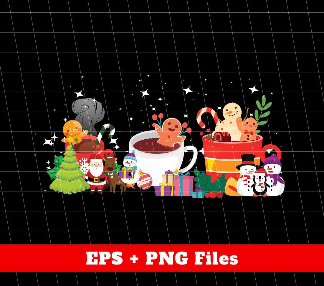 Decorate and personalize your Christmas crafts with these cute and trendy gingerbread and snowman designs! Perfect for any holiday project, these high-quality SVG and PNG files are sure to add a festive touch. Get in the spirit with our Merry Christmas collection today.