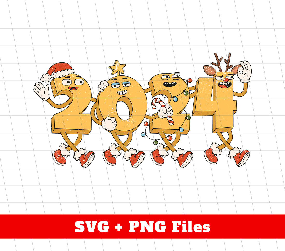 Celebrate the holiday season with our 2024 Come Here, Happy 2024, Merry Christmas 2024, Svg Files, and Png Sublimation bundle. Perfect for creating festive designs for your home, gifts, or business. With high-quality digital files and versatile formats, the creative possibilities are endless. Bring joy and cheer to 2024 with this must-have collection.