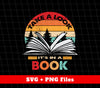 Take A Look, It's In A Book, Retro Books, Love Book, Svg Files, Png Sublimation