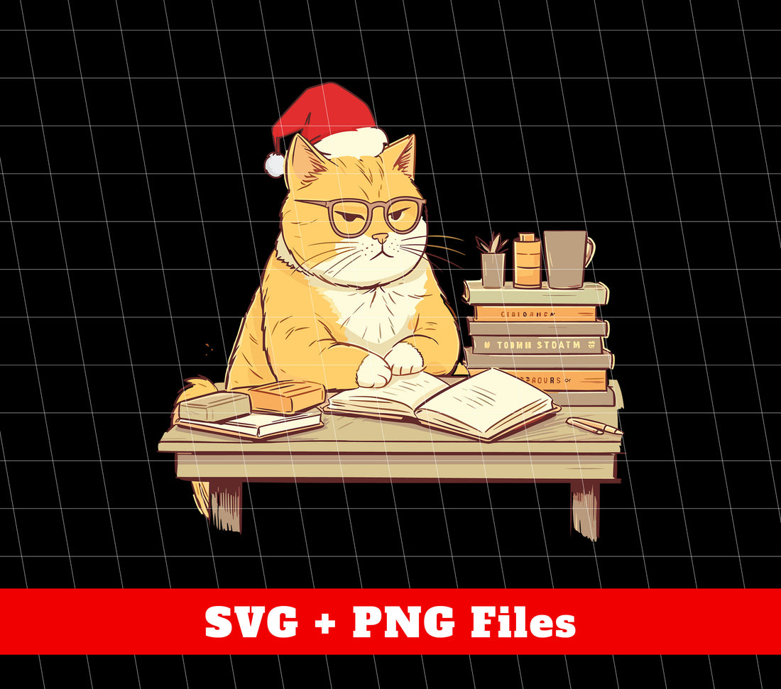 Discover the perfect gift for any cat lover with our unique and trendy "Angry Cat, Christmas Cat, Cat Love Book, Love Cat And Book, Trendy Christmas, PNG For Shirt, Png Sublimation" bundle. Let your love for cats shine with these high-quality designs, perfect for creating personalized shirts and more.