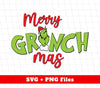 Merry Grinch-mas, Trendy Grinchmas, Grinch Christmas, Digital Files, Png Sublimation